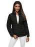 Damen Wärmende Steppjacke in schickem Schwarz